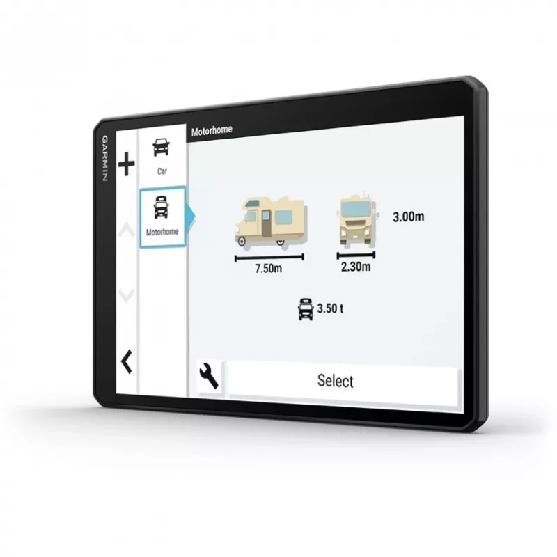 Garmin Camper 1095 MT-D EU navigácia pre karavany, 10,1" TFT dotykový displej 1280 x 800, 32 GB, microSD, mapy Európy, 554 g, čierna (010-02749-10)