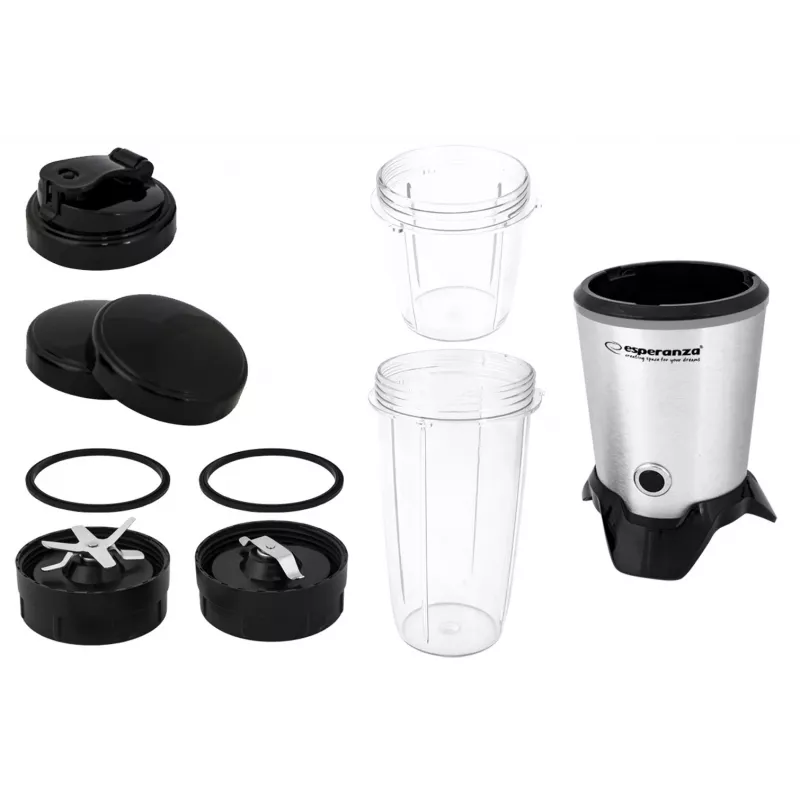 Esperanza EKM028 mixér stolový mixér 1000 W čierny, nerez