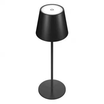 RealPower TableLight 360 3W LED stolná lampa čierna IP44