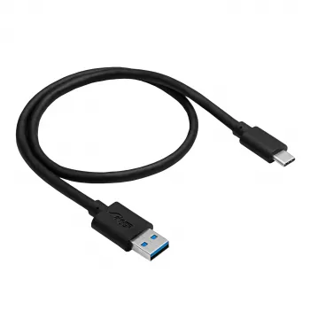 Akyga AK-USB-24 USB 3.1 kábel Type-A na Type-C, 0,5 m, čierny