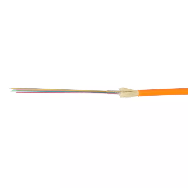 Optický kábel FIBERHOME MICRO kábel 2,5 mm 8FO G.657A1 PE oranžový 2 km bubon