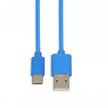 IBOX USB A na USB C kábel IKUMTCB — 1 m, USB 2.0, modrá