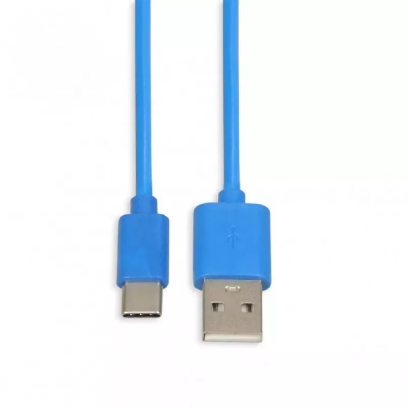 IBOX USB A na USB C kábel IKUMTCB — 1 m, USB 2.0, modrá