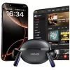Bluetooth slúchadlá Usams TWS E02 ANC+ENC čierne