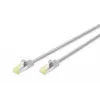 Sieťový kábel Digitus CAT 6A S/FTP RJ-45 Cat6a 3 m sivý