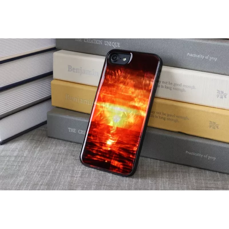 Ochranné puzdro iKins pre Apple iPhone 8 / 7 — Sunset čierna