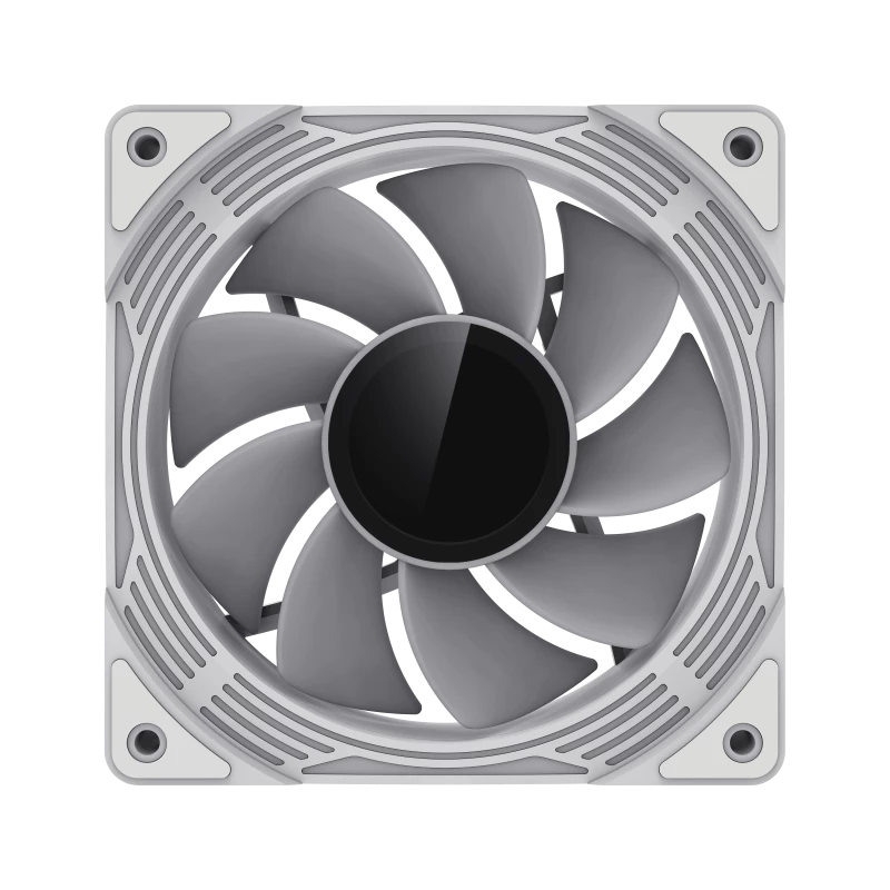 Gamemax | skriňový ventilátor | KF300R BK | biely
