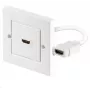 Microconnect HDMWALL1 zásuvka HDMI biela