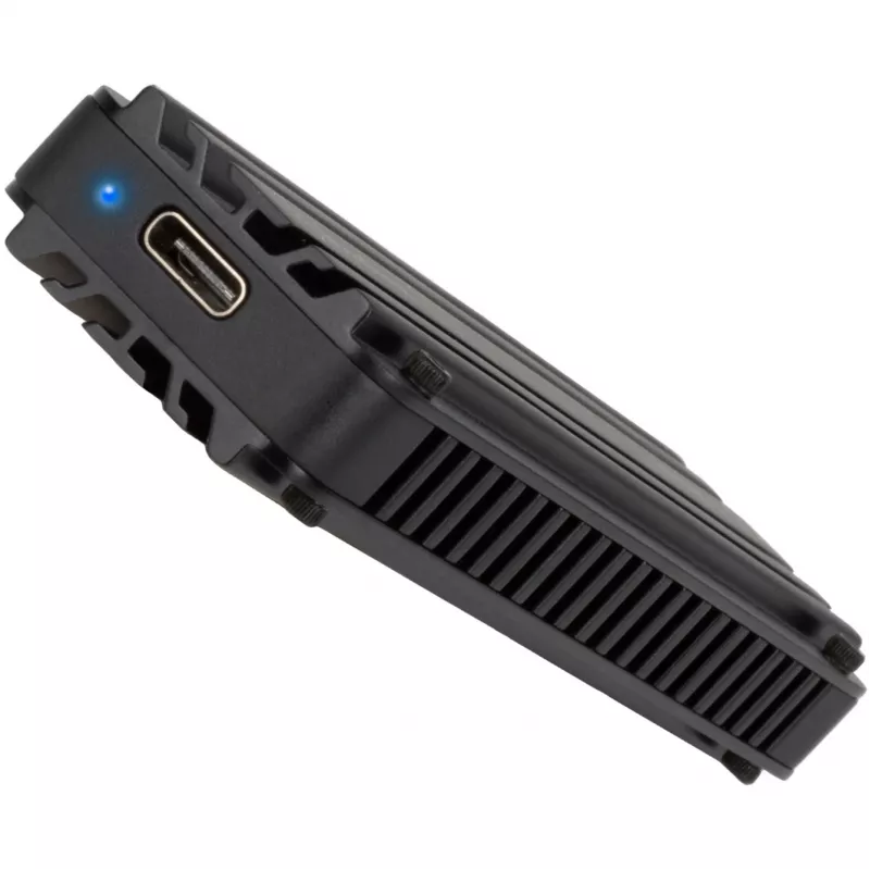 SSD puzdro Silverstone MS12 čierne M.2