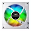 Chladiaci ventilátor Darkflash DM20 biely 120mm 3-pinový pre PC skrine a chladenie CPU