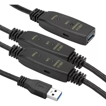 Kábel predlžovací USB 3.0 AF – AM, 20 m
