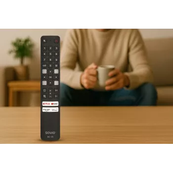 SAVIO univerzálny diaľkový ovládač RC-15 pre TCL SMART TV, IR Wireless, čierny, dosah 10 m