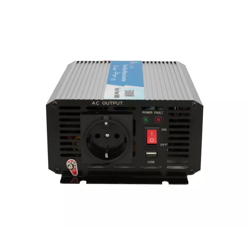 Napäťový menič Extralink OPIP-500W 12V 500W čistý sínus