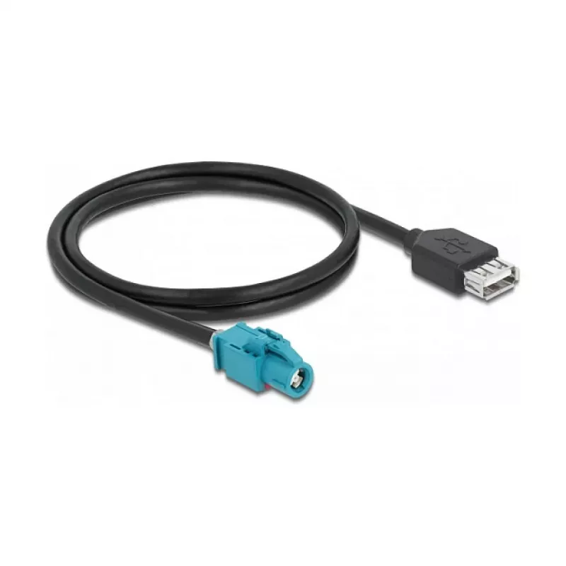 Kábel HSD Z konektor samica na USB 2.0 Type-A konektor samica 1 m DeLOCK 90502