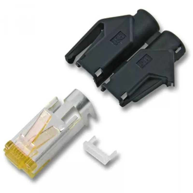 Draka UC900 - patch kábel - RJ-45 (M) - na - RJ-45 (M) - 3 m - SFTP, PiMF - CAT 6a - bezhalogénový - žltý (21.05.9532)