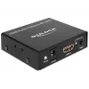 HDMI stereo / 5.1 kanálový audio extraktor 4K, adaptér čierny