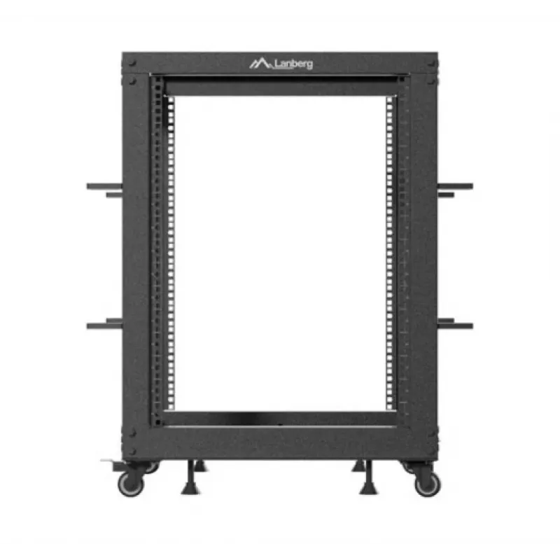 Voľne stojaci rack Lanberg OR01-6115-B 15U čierny 600 kg kapacita