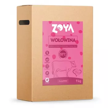 Suché krmivo pre psov ZOYA ColdPRO Beef 9 kg — kompletné krmivo pre dospelé psy, 27 % bielkovín, 9,5 % tuku, bezlepkové, bez cukru