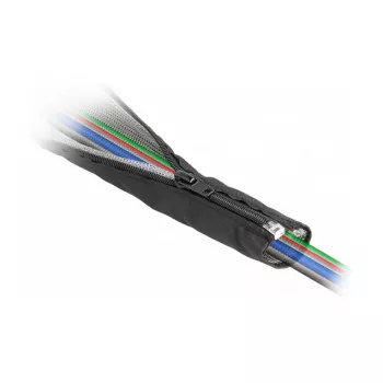 EMI tienená pletená hadicová objímka DeLOCK 20849 1 m x 50 mm čierna