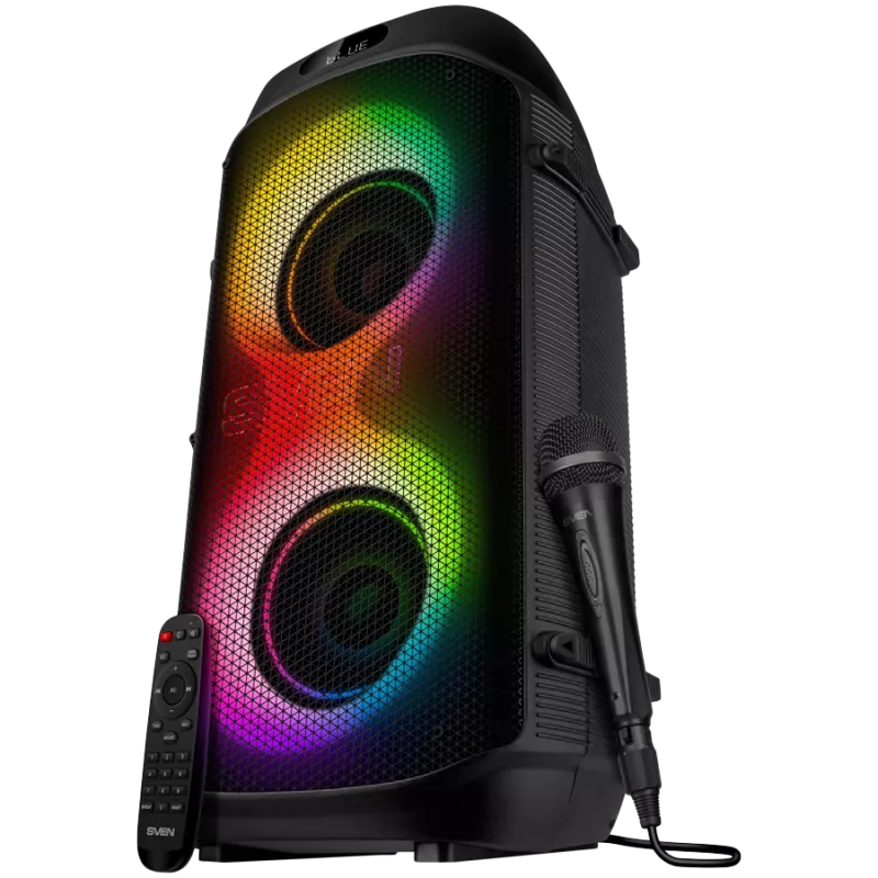 SVEN PS-850, (100W, TWS, Bluetooth, FM, USB, microSD, LED displej, 8000mAh)