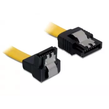 SATA kábel konektor samec/konektor samec DeLOCK 0,3 m žltý 82806