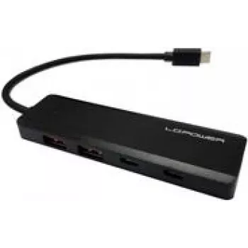USB hub LC-Power LC-HUB-U3-4-C – 4-portový USB-3.0 hub