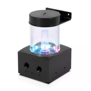 Alphacool Core 100 Aurora ARGB vyrovnávacia nádrž 15393, D5/VPP, acetál/akryl, čierna