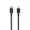 Kábel USB-C na Lightning Native Union Night kábel 3 m – čierny/sivý, dĺžka 3 m
