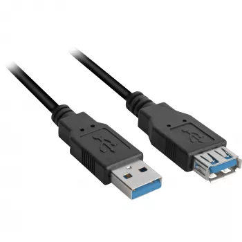 USB kábel Sharkoon 3 m 2xUSB3.0-A