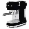 SMEG 50's Style ECF02BLEU espresso kávovar, 15 bar, čierny