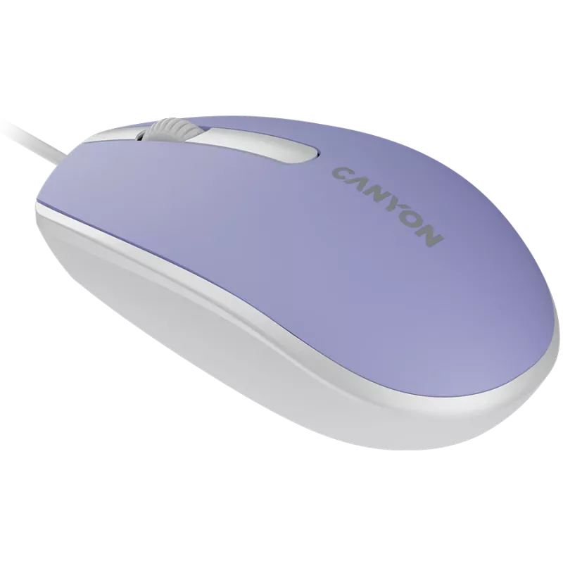 CANYON myš M-10 káblová levanduľová