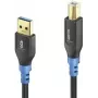 USB kábel PureLink FI-U200-003 USB 2.0 0,3 m USB A USB B čierny modrý