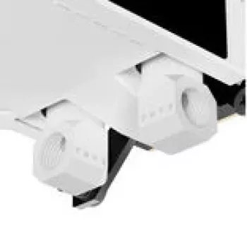 CPU vodný chladič TRYX L-P0CL-DS0M-G0W pre Intel a AMD sockety s AMOLED displejom, biele prevedenie