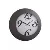 NeXtime nástenné hodiny 2947 Walter, Ø 45 cm, čierna