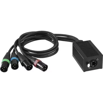 DMX-RJ45 adaptér EUROLITE DNK-1 (MPN 70064831) na konverziu signálov DMX512 na RJ45 pripojenia