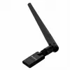 USB WLAN adaptér LANBERG NC-0300-WIE, USB 2.0, dve externé antény 5 dBi, WLAN 300 Mbit/s, Ethernet/WLAN, čierny