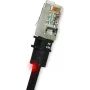Sieťový kábel PatchSee PK-F-4 RJ-45 Cat5e 1,2 m čierny