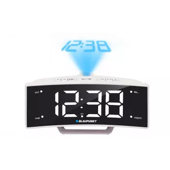 Blaupunkt CRP7WH hodiny čierno-biele rádio (CRP7WH)