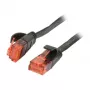 Patch kábel RJ45 - CAT6 250 MHz - 3 m čierny - UTP (U/UTP) - PVC - plochý - Synergy 21 -