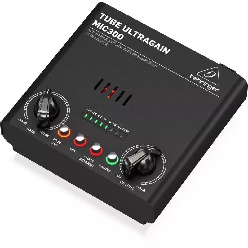 Audio predzosilňovač Behringer MIC300 čierny