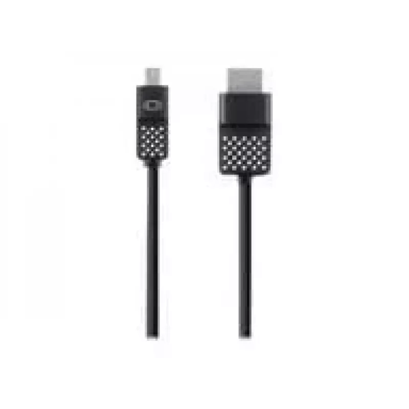 Mini DisplayPort na HDTV kábel, 1,8 m, Mini DisplayPort, HDMI, konektor samec, konektor samec, čierny