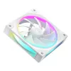 DeepCool FL12 WH ventilátor do skrinky, 120 mm, 500–2150 ot./min, 32 dB, 12 V, biely