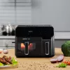 Zelmer ZAF9000 fritéza na horúci vzduch 5,5 l + 3,5 l 2700 W čierna