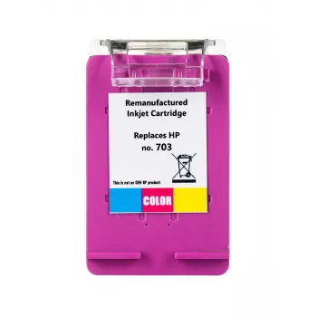 Inkjet farebná kazeta Superbulk B-H703C Tricolor 17 ml High (XL) Yield kompatibilná s HP