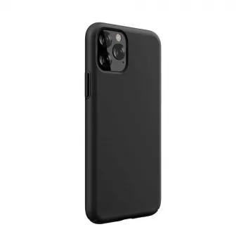 Silikónové puzdro Devia Nature Series pre iPhone 12 Pro Max – čierna, soft-touch ochranné puzdro