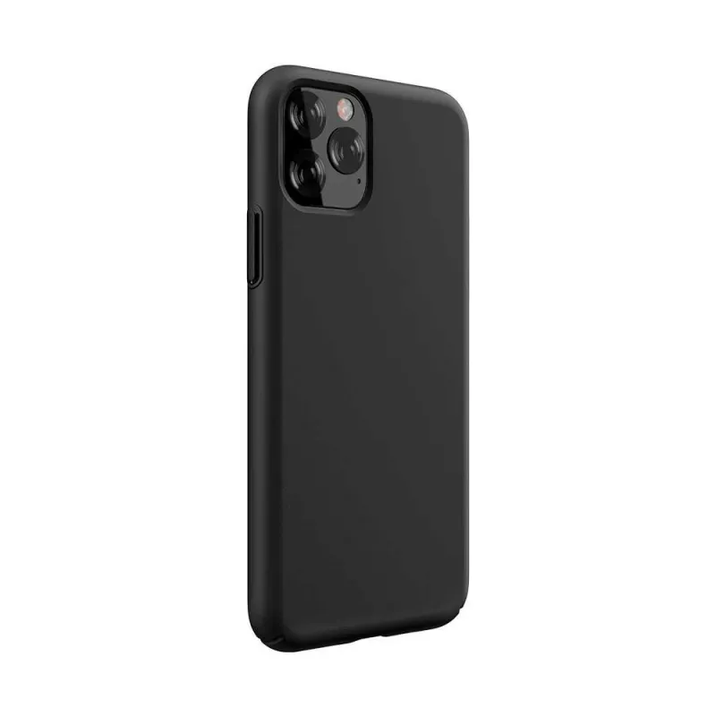 Silikónové puzdro Devia Nature Series pre iPhone 12 Pro Max – čierna, soft-touch ochranné puzdro