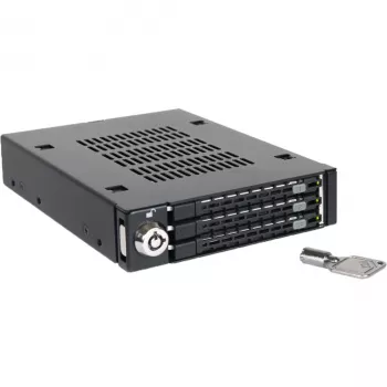 ICY DOCK - ToughArmor - MB993SK-B - 3x 2,5 SATA HDD & SSD do 1x 3.5 inštalačnej pozície celokovový výmenný rám so bezpečnostným zámkom