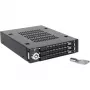 ICY DOCK - ToughArmor - MB993SK-B - 3x 2,5 SATA HDD & SSD do 1x 3.5 inštalačnej pozície celokovový výmenný rám so bezpečnostným zámkom