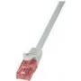 LogiLink CQ2052U RJ45 sieťový kábel, patch kábel CAT 6 U/UTP 2,00 m sivý samozhášavý, s ochranou proti zlomeniu