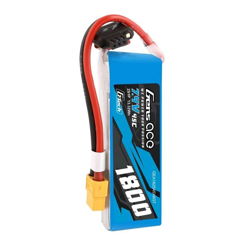 GensAce G-Tech LiPo 1800mAh 7.4V 45C 2S1P XT60 batéria
